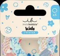 Invisibobble Twistar Kids Pom Pom Tie Παιδικά Λαστιχάκια Μαλλιών, 3τεμ