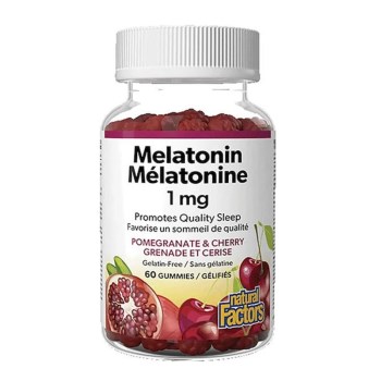 Natural Factors Melatonin 1mg Gummies 60 τμχ – Ζελεδάκια Μελατονίνης για Ύπνο