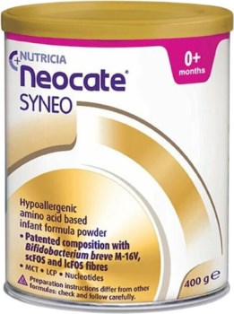 Nutricia Γάλα σε Σκόνη Neocate Syneo για 0+ Μηνών 400gr