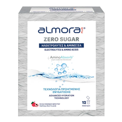 ALMORA Zero Sugar 12 φακελίσκοι – Ηλεκτρολύτες Χωρίς Ζάχαρη
