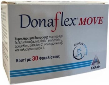 Donaflex Move Ειδικό Συμπλήρωμα Διατροφής 30 φακελίσκοι – Υποστήριξη Αρθρώσεων & Κινητικότητας