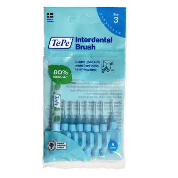 Tepe Interdental Brush Μεσοδόντια Βουρτσάκια Μπλε 0,6 mm 8τεμ
