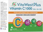 VITAWEST VITC 1000 + Zinc + Selenium + D3 30 Φακελάκια