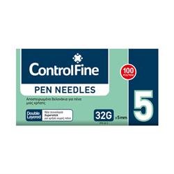 ControlFine Βελόνες Ινσουλίνης 5 mm 32 G 100′