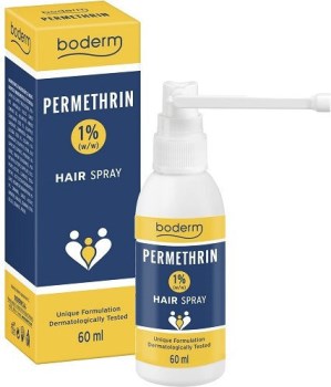 Boderm PERMETHRIN 1% Hair Spray 60ml