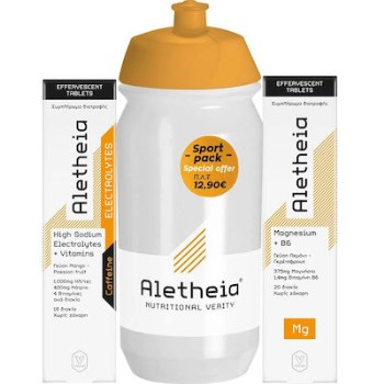Vican Promo Aletheia High Sodium Electrolytes + Vitamins + Caffeine 18 Effer.tabs & Magnesium + Vitamin B6 20 Effer.tabs