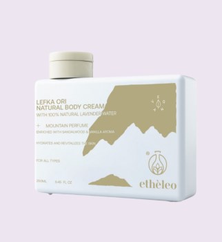 Etheleo Lefka Ori Natural Body Cream