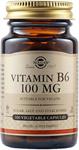 Solgar Vitamin B6 100mg 100 Caps | Β6 για Νευρικό Σύστημα & Ενέργεια