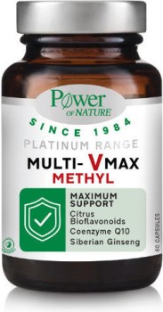 Power Health Platinum Range Multi-VMax Methyl 60caps.