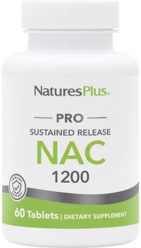 Natures Plus Pro NAC 1200mg 60 Tabs | NAC για Γλουταθειόνη & Αντιοξειδωτική Προστασία