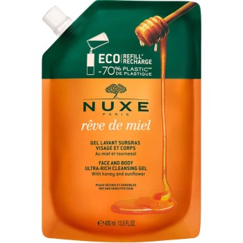 Nuxe Reve De Miel Ανταλλακτικό Αφρόλουτρο σε Gel με Μέλι Ενυδατικό 400ml