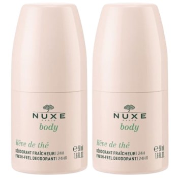 Nuxe Rêve de Thé Refreshing Deodorant Promo 2x50ml | Αποσμητικό με Πράσινο Τσάι