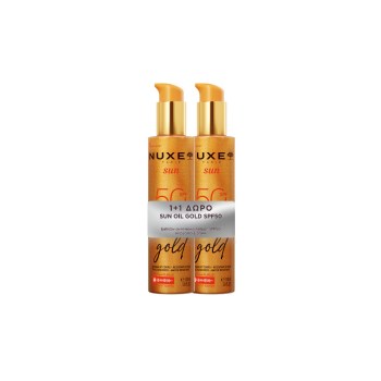 Nuxe Gold Αδιάβροχο Αντηλιακό Λάδι Σώματος SPF30 2x150ml