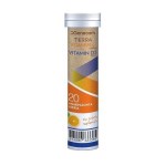 GENECOM - TERRA Vitamin C 1000mg & Vitamin D3 1000iu (γεύση πορτοκάλι) - 20eff.tabs