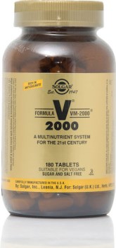 Solgar Formula VM-2000 Φόρμουλα Βιταμινών & Μετάλλων 180 Tabs
