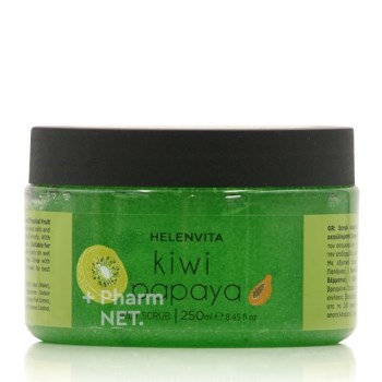 HELENVITA Body Scrub Kiwi Papaya Απολεπιστικό Scrub Σώματος 250ml