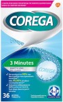 Corega 3 Minutes Καθαριστικό 36 ταμπλέτες