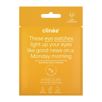 Clinea These Eye Patches Light Up Your Eyes Like Good News On A Monday Morning Patches Ματιών για Λάμψη / Ενυδάτωση Με Νιασιναμίδη