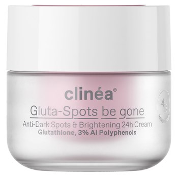 Clinea Gluta-spots Be Gone 24ωρη Κρέμα Προσώπου για Πανάδες, Λάμψη & Ερυθρότητα με Υαλουρονικό Οξύ & Νιασιναμίδη 50ml