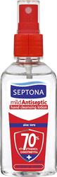 Septona Mild Antiseptic Lotion Αντισηπτικό Καθαριστικό Χεριών με Αλόη, 80ml