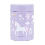 A little lovely company: Θερμός φαγητού από ανοξείδωτο ατσάλι 300ml-Unicorn Dreams