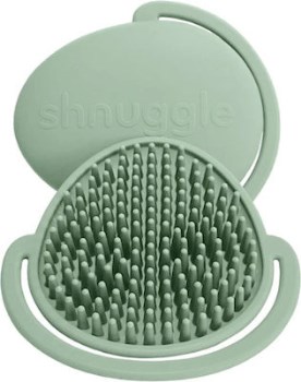 Shnuggle Βούρτσα κατά της νινίδας από σιλικόνη -Eucalyptus
