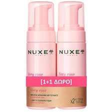 Nuxe Promo 1+1 Very Rose Αφρός Καθαρισμού Προσώπου, 2x150ml