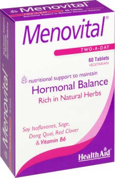 Health Aid Menovital Συμπλήρωμα για την Εμμηνόπαυση 60 ταμπλέτες