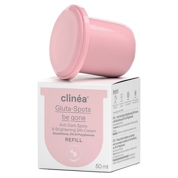 Clinea Gluta-spots Be Gone Light Refill 24ωρη Κρέμα Προσώπου για Πανάδες, Λάμψη & Ερυθρότητα με Υαλουρονικό Οξύ & Νιασιναμίδη 50ml​