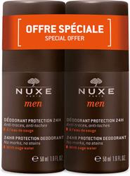 Nuxe Promo Men Αποσμητικό Roll-On 24h Προστασίας, 2x50ml