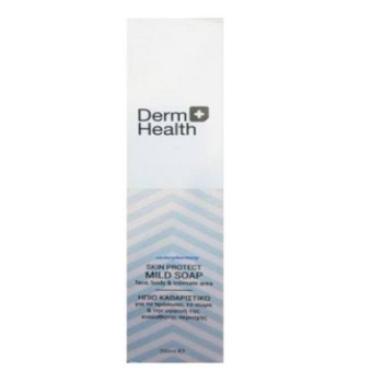 DERM HEALTH Mild Soap για Πρόσωπο, Σώμα & Ευαίσθητη Περιοχή 250ml