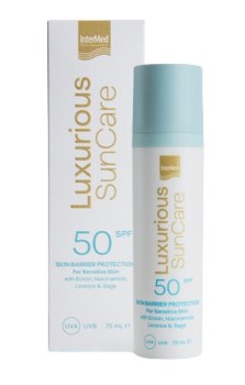 InterMed Luxurious Sun Care Skin Barrier Protection SPF50 Αντηλιακή Κρέμα Προσώπου για Ευαίσθητες Επιδερμίδες 75ml