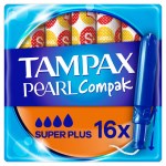 Tampax Compak Pearl Super Plus 16 Tεμαχίων