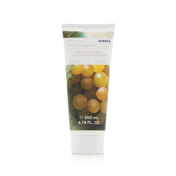 Korres Santorini Grape Body Milk 200ml - Ενυδατικό Γαλάκτωμα Σώματος Mε Αμυγδαλέλαιο & Φρέσκο Άρωμα