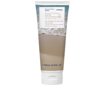 Korres Sea Salt Coconut Body Milk 200ml - Γαλάκτωμα Σώματος Θαλασσινό Αλάτι Καρύδα