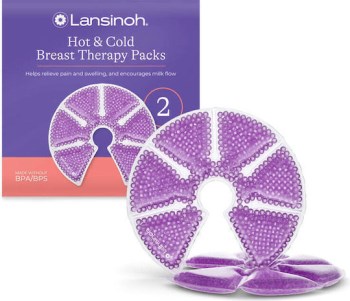 Lansinoh Hot & Cold Breast Therapy Packs 2τμχ | Επιθέματα Στήθους Θερμοθεραπείας & Κρυοθεραπείας