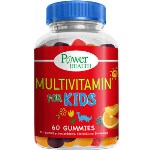 Power Health Multvitamin for Kids Πολυβιταμίνη Ροδάκινο, Πορτοκάλι & Βατόμουρο 60 ζελεδάκια
