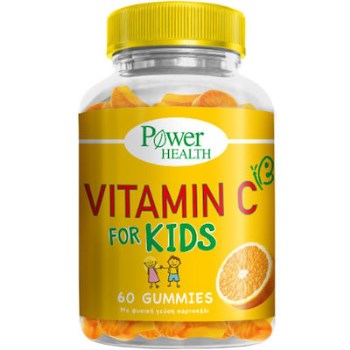 Power Health Vitamin C for Kids 120mg 60 Ζελεδάκια | Βιταμίνη C για Παιδιά με Γεύση Πορτοκάλι