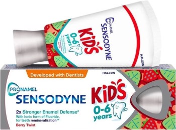 Sensodyne Kids 0-6 Years Οδοντόκρεμα για την Προστασία του Παιδικού Σμάλτου 50ml