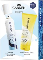 Garden Αντηλιακή Lotion Προσώπου & Σώματος SPF50 200ml + Ιαματικό Νερό Σουρωτή 150ml