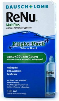 Bausch + Lomb ReNu MultiPlus Flight Pack 100ml | Υγρό Φακών Επαφής