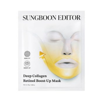 Sungboon Editor Deep Collagen Retinol Boost Up Mask 25g -Μάσκα ανόρθωσης και σύσφιξης με κολλαγόνο.