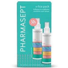 Pharmasept Promo (-50% στο 2ο Προϊόν) Kids X-Lice Protective Lotion Παιδική Αντιφθειρική Λοσιόν Χωρίς Άρωμα, 2x100ml