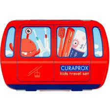 Curaprox Travel Set Kids Red with Toothpaste Watermelon 10ml