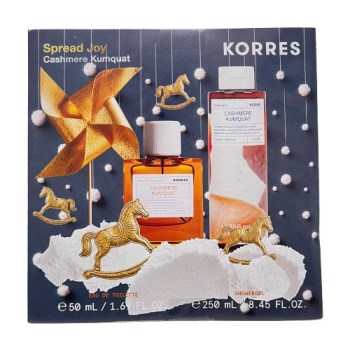 Korres Promo Spread Joy με Cashmere Kumquat Eau De Toilette Γυναικείο Άρωμα, 50ml & Cashmere Kumquat Showergel 250ml