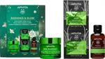 Apivita Promo Bee Radiant Light Cream 50ml & Aloe Face Mask 2x8ml & Tonic Mountain Tea Shower Gel 75ml
